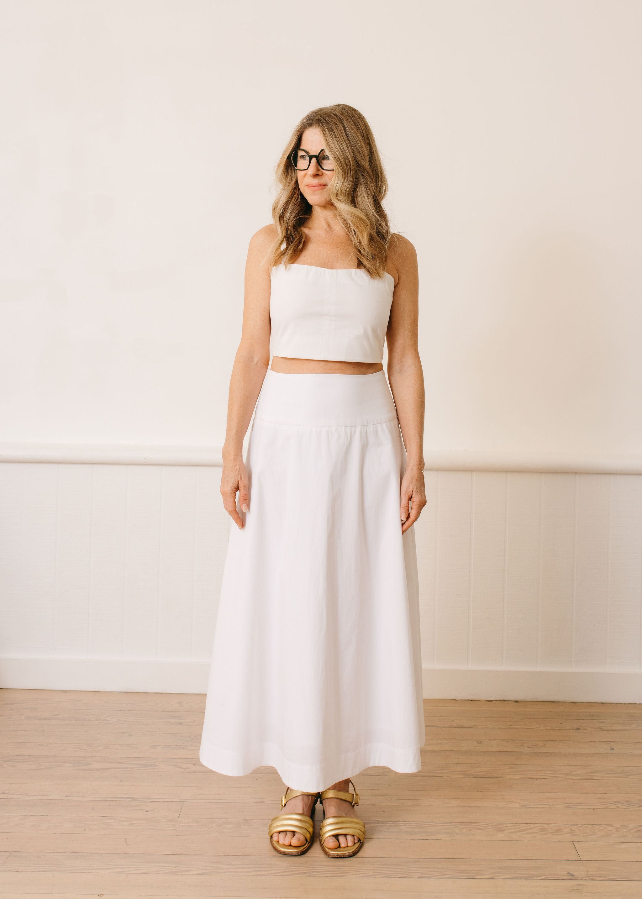 The Celine Skirt in White