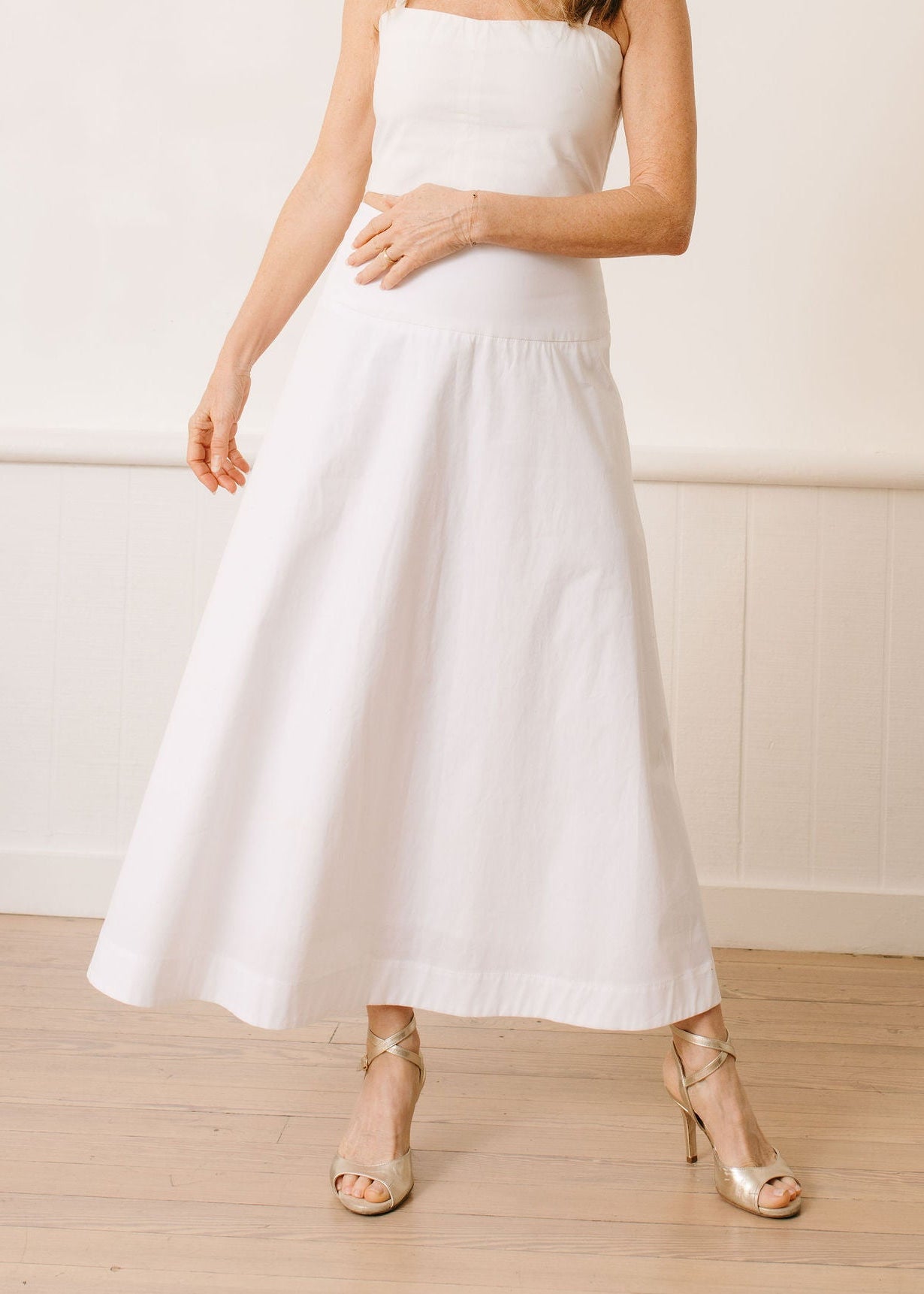 The Celine Skirt in White