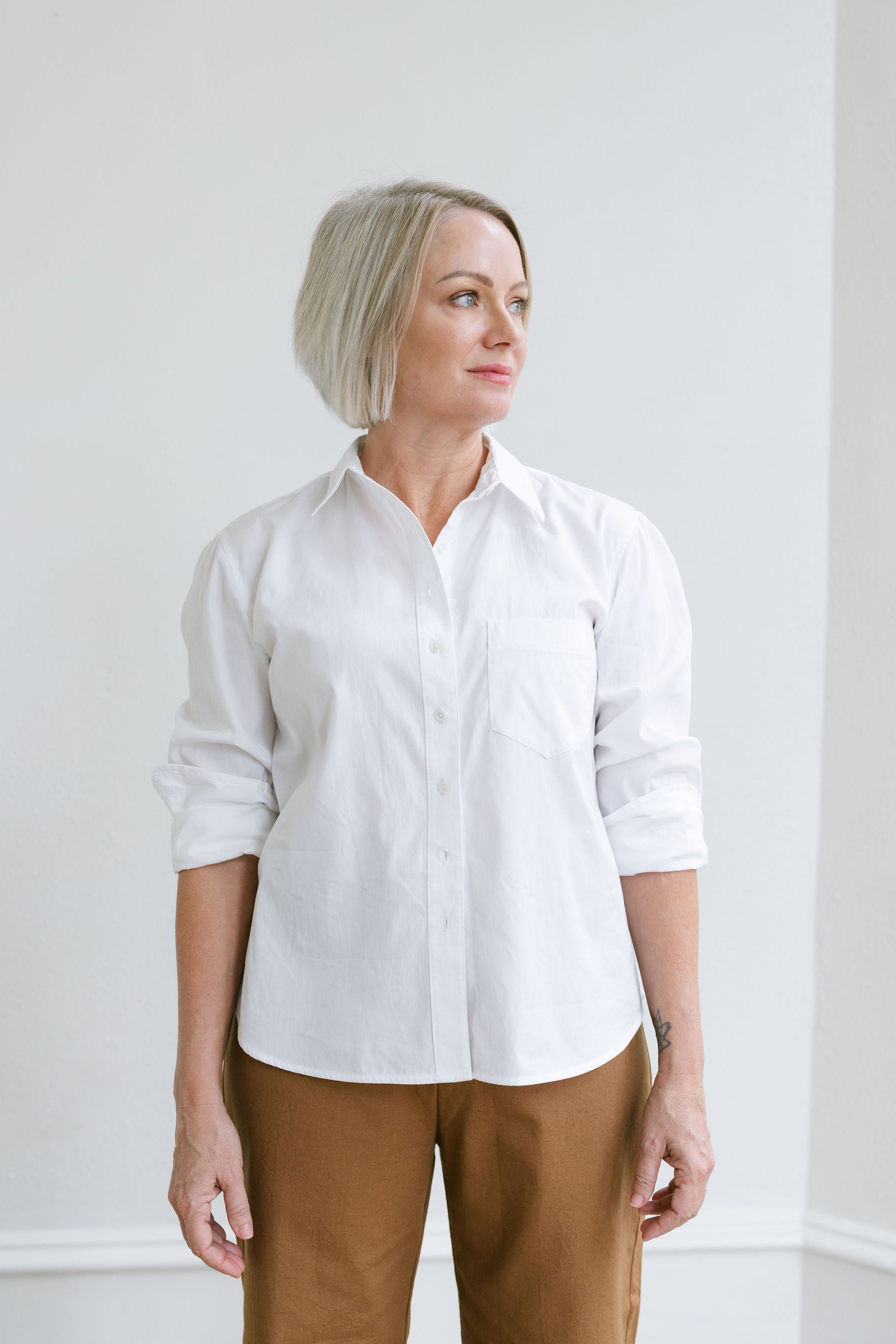 The Loren Top in White