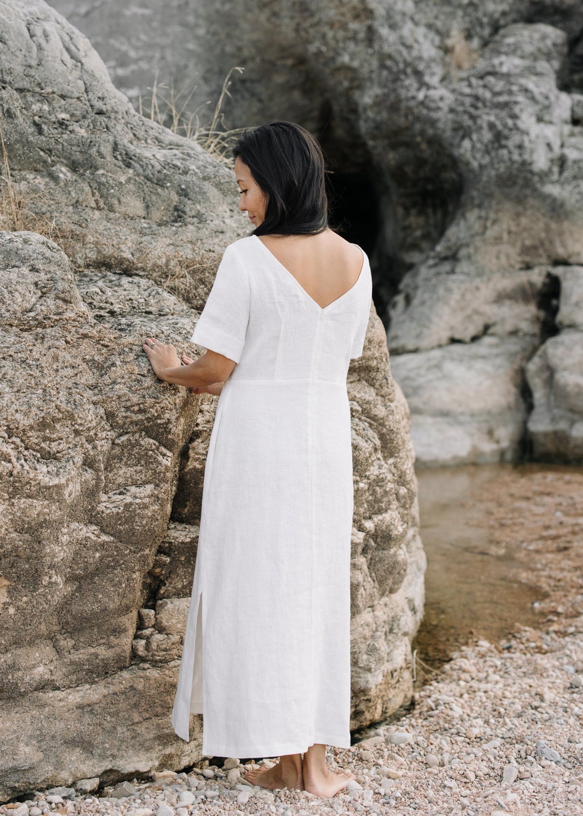 The Claire Long in White