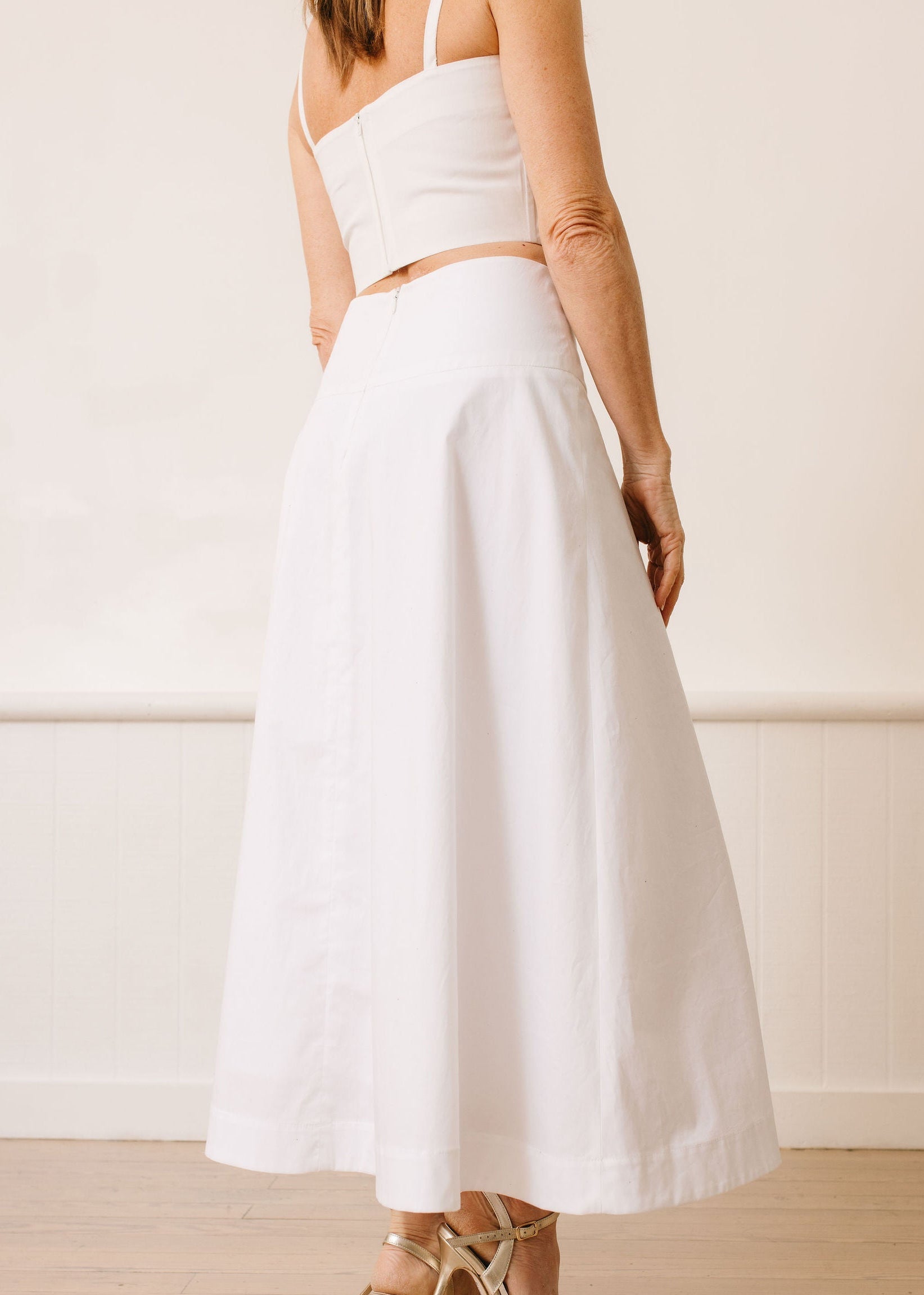 The Celine Skirt in White