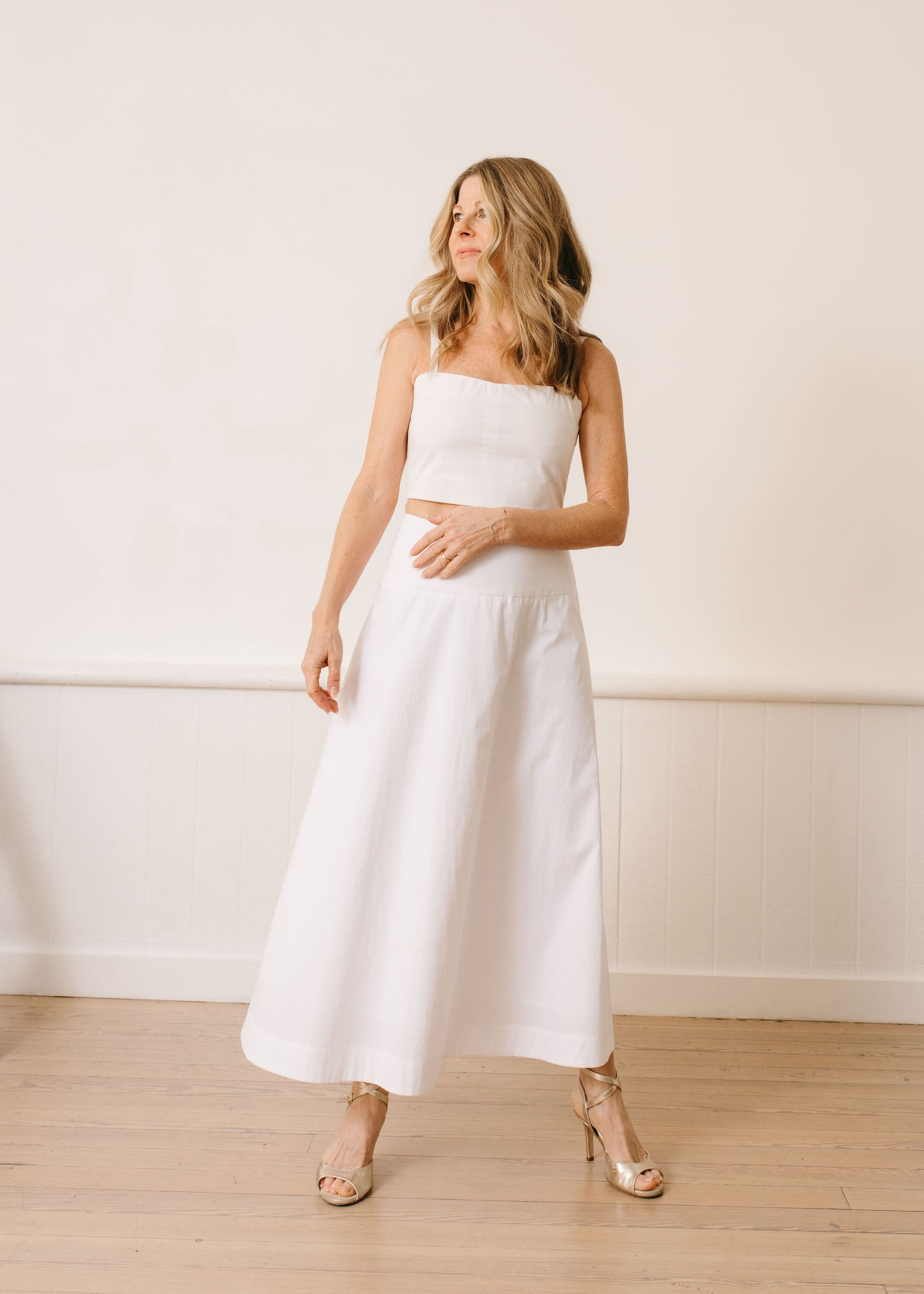The Celine Skirt in White