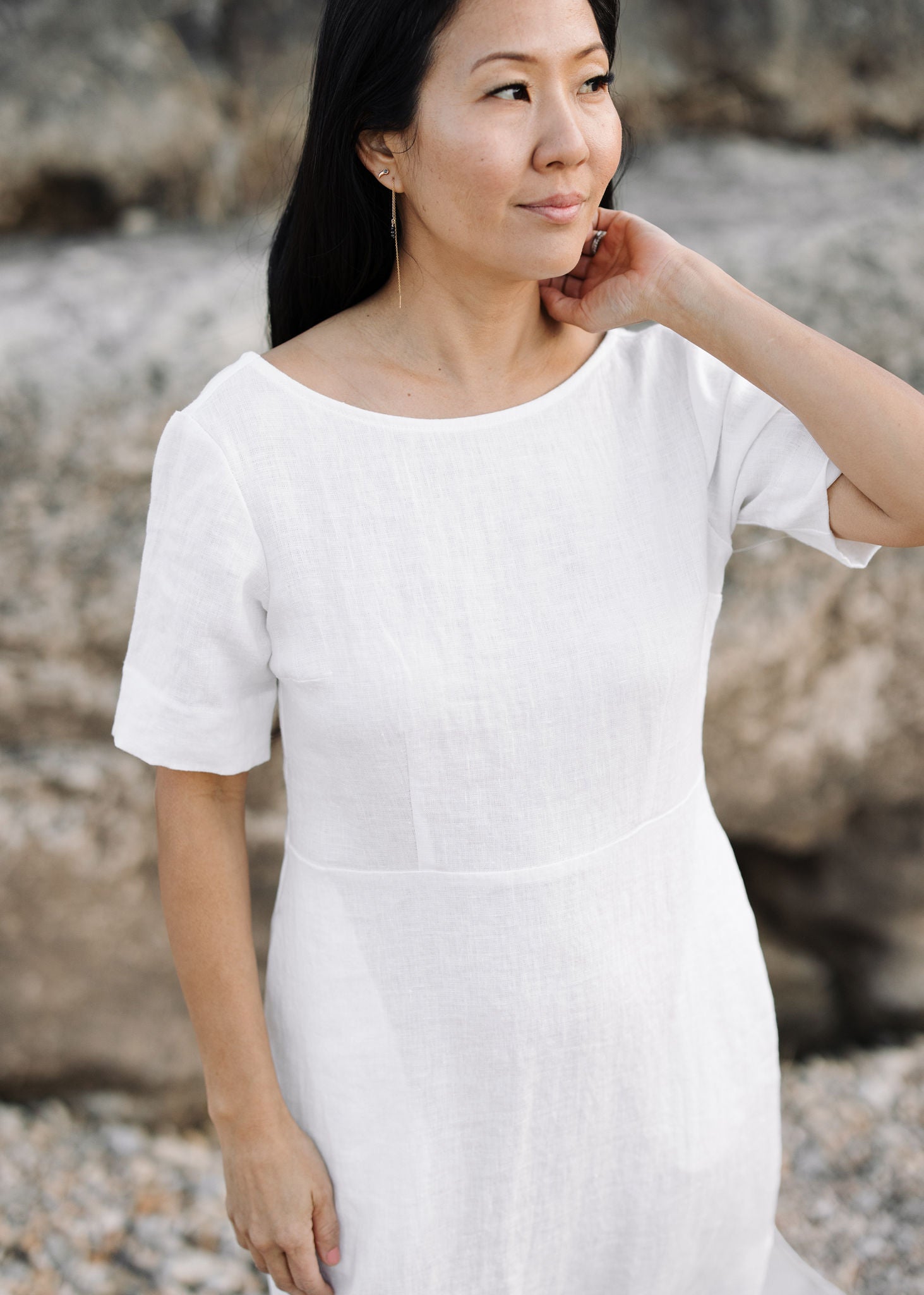 The Claire Long in White